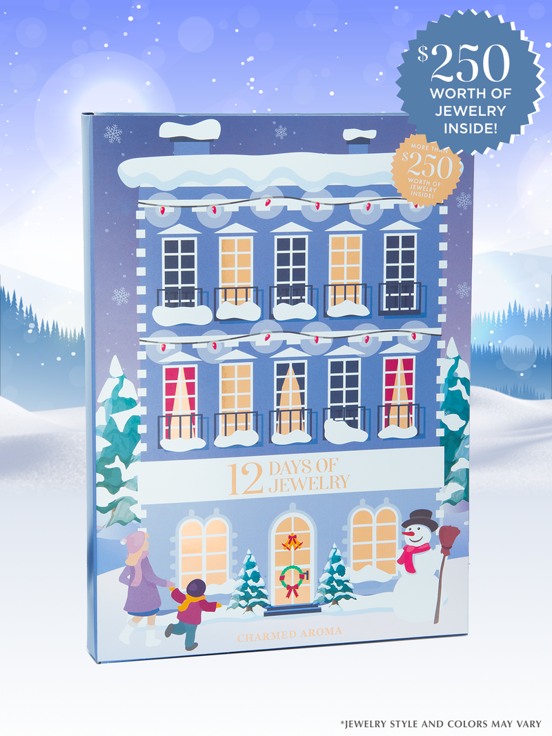 Advent Calendar (Blue) 12 Days of Surprise Jewelry (250 Value