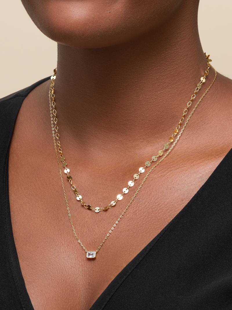 Dainty gold chain clearance