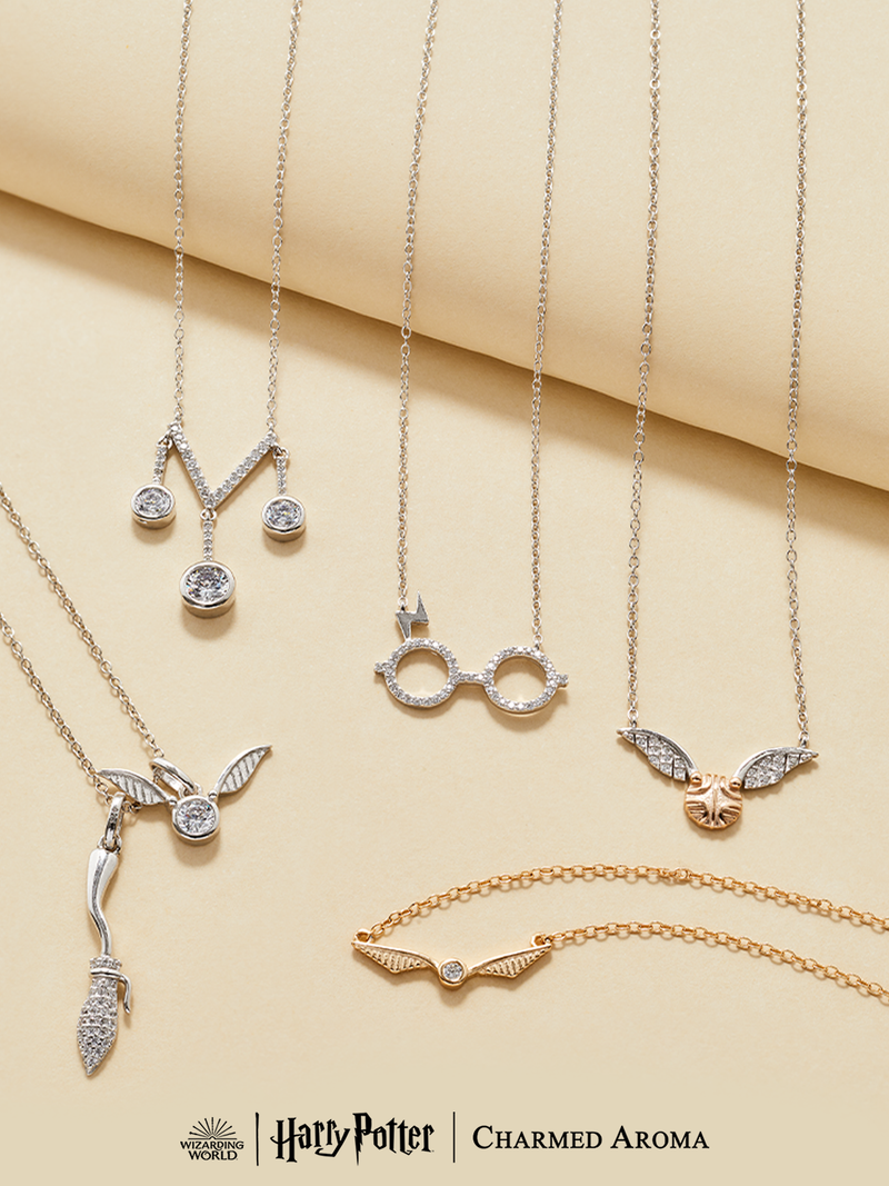 Harry Potter Golden Snitch Candle Golden Snitch Necklace Collection Charmed Aroma