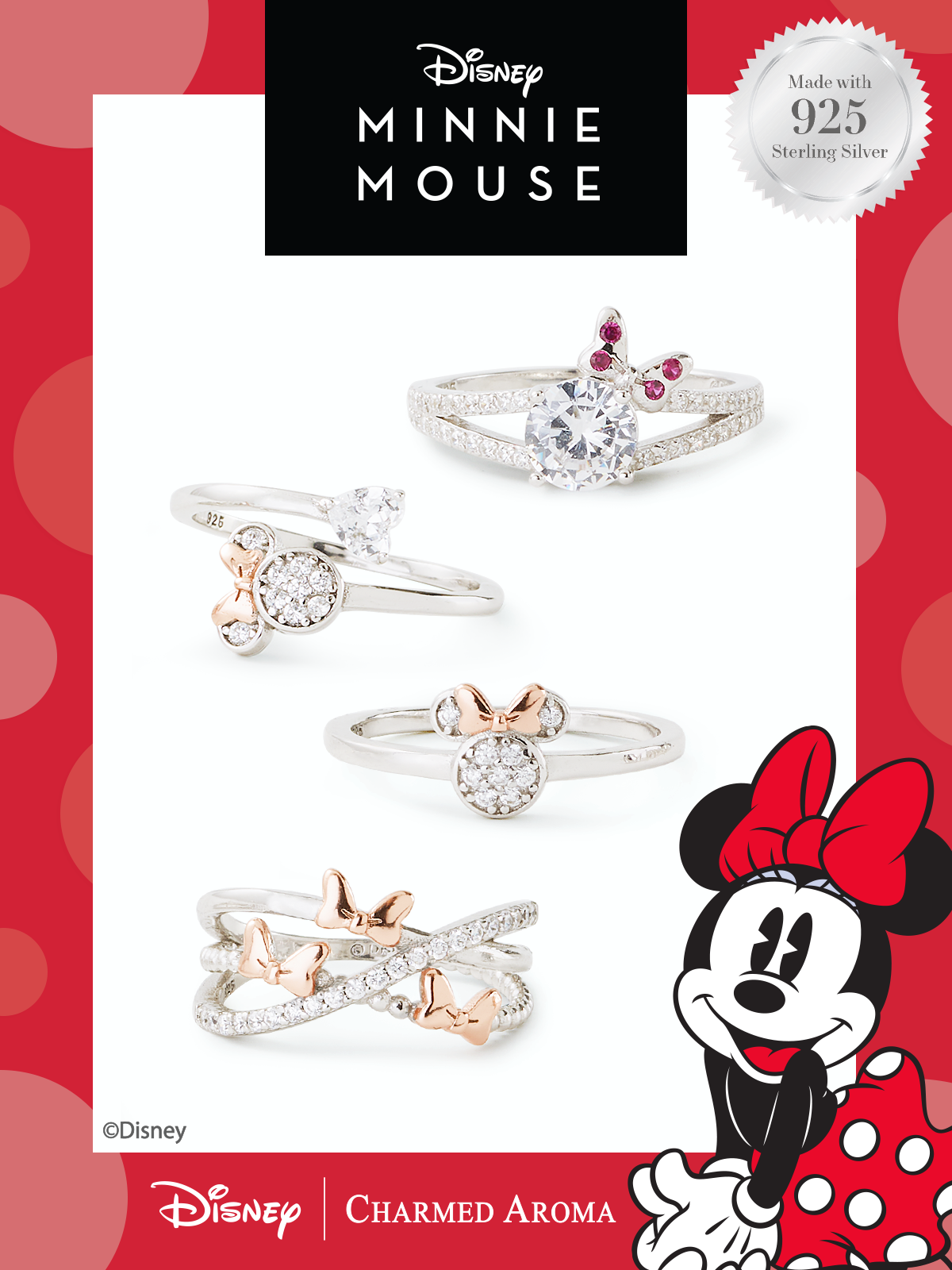 Disney® Minnie Mouse Candle - Ring Collection