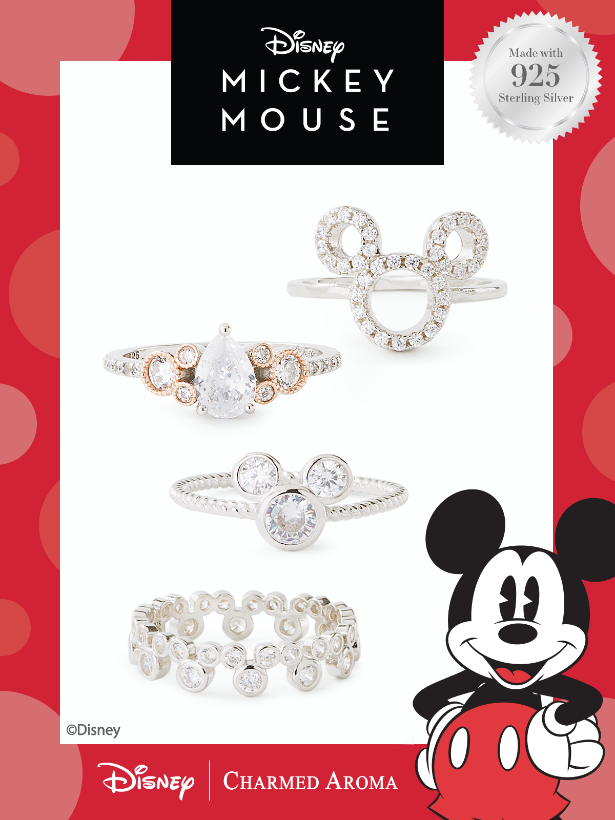 Disney® Mickey Mouse Candle - Ring Collection