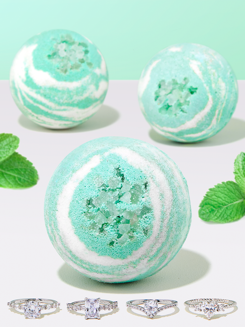 Eucalyptus Bath Bomb - Adjustable Ring Collection