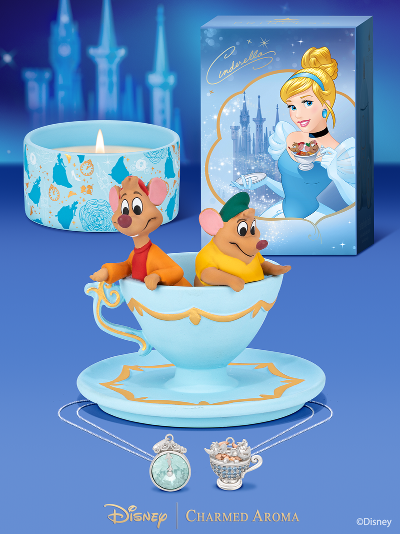 Disney® Cinderella Mice Candle + Jewelry Tray - Necklace Collection