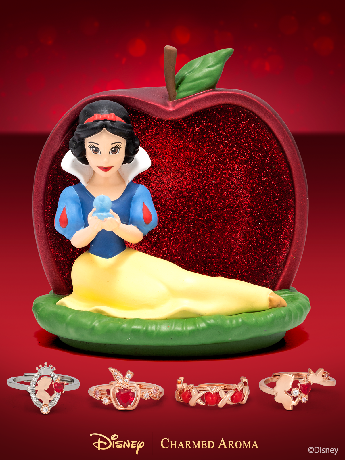 Disney® Snow White Candle and Jewelry Tray - Ring Collection