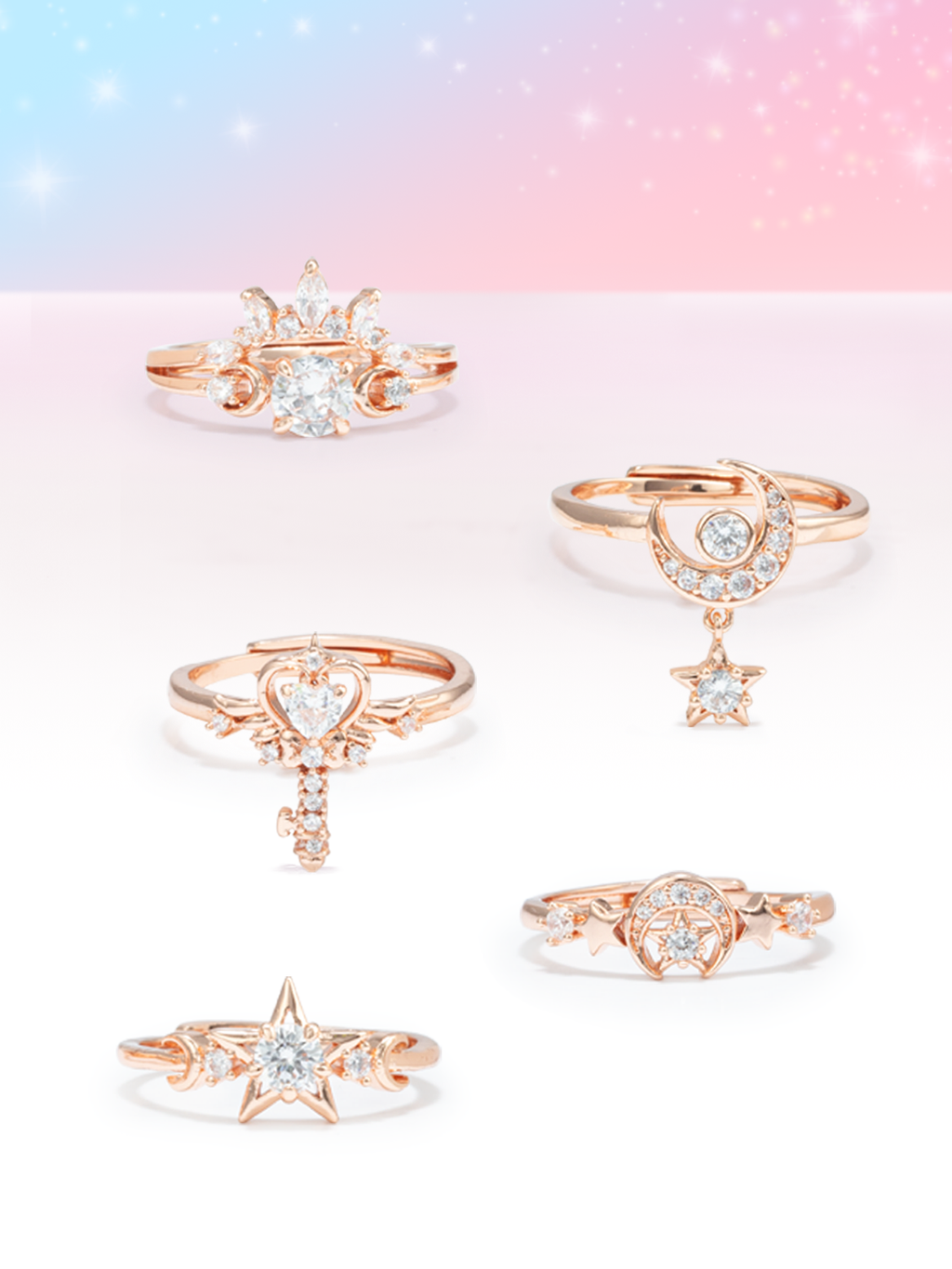Magical Girl Candle - Magical Girl Ring Collection (Sailor Moon Inspired)