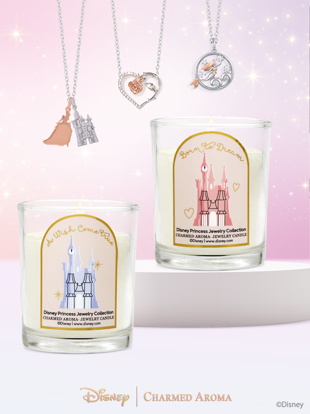 Disney® Princess Candles + Makeup Bag Set - Disney Princess Jewelry Collection