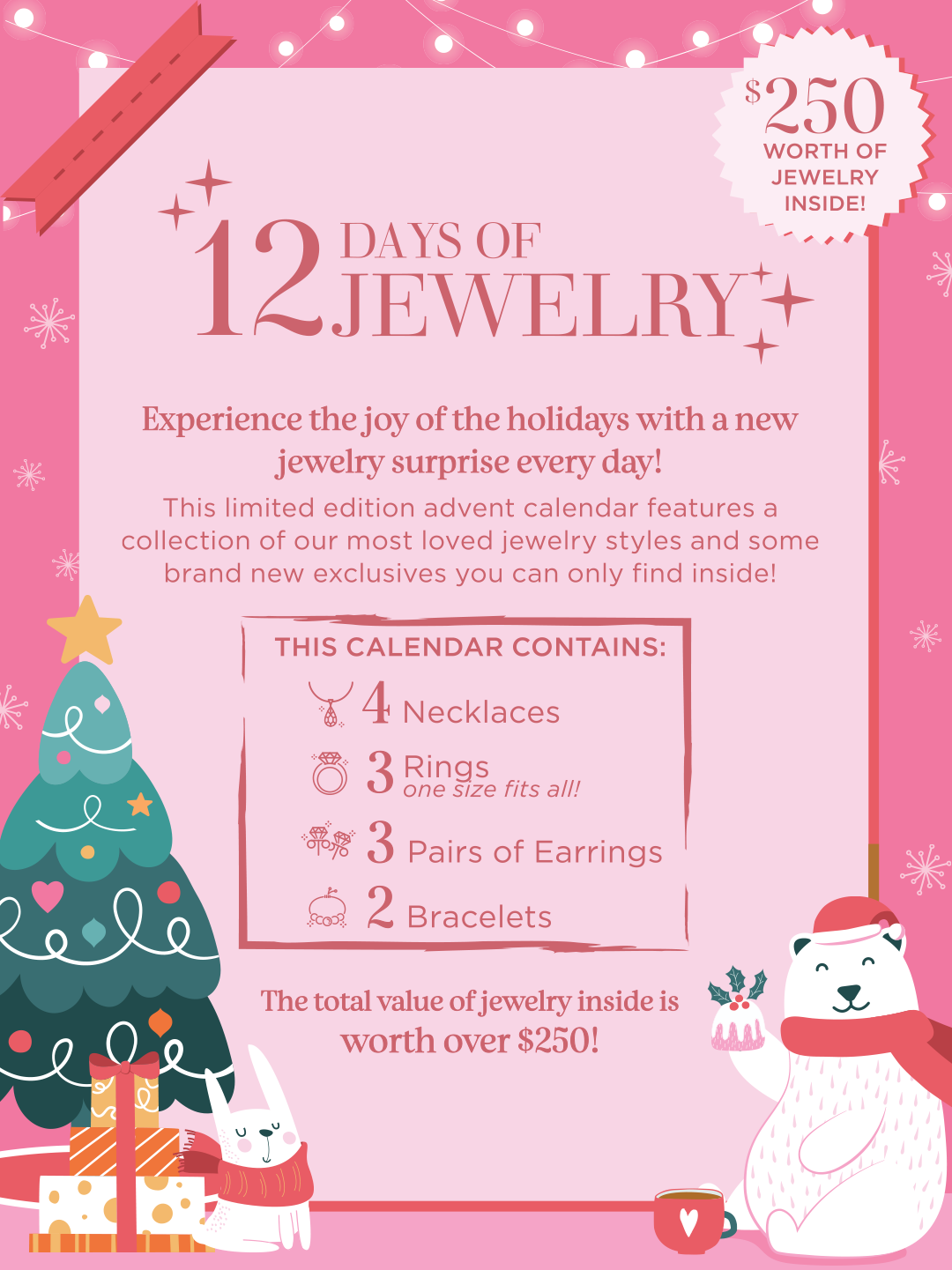 Advent Calendar - 12 Days of Surprise Jewelry ($250 Value)