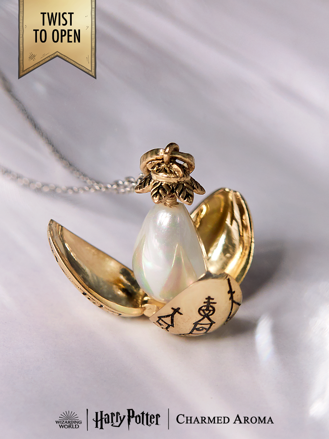 Harry Potter Golden Egg Candle Golden Egg Necklace Collection Charmed Aroma