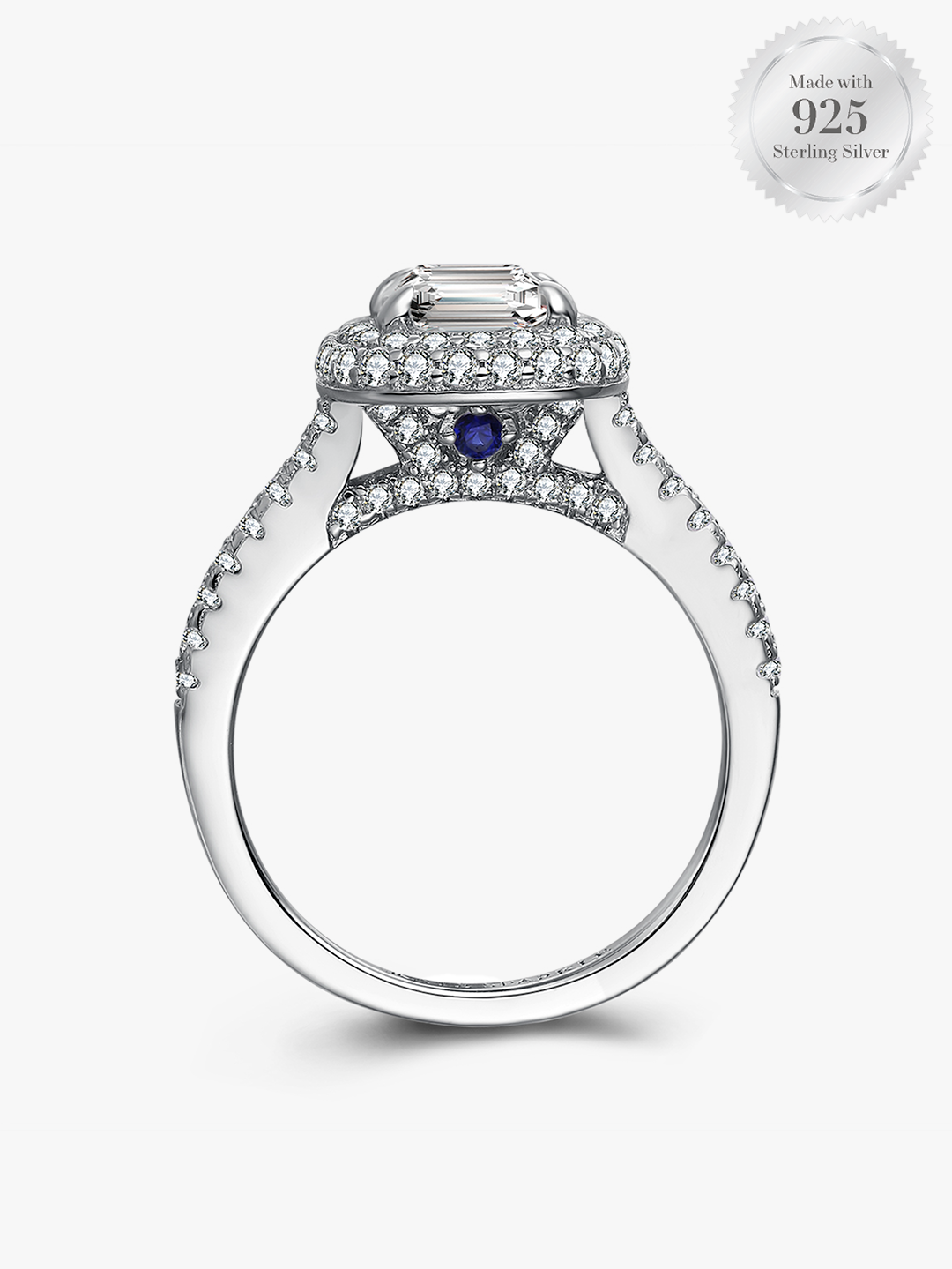 Sparkling Oval Halo Ring – Charmed Aroma