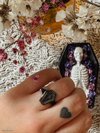 Skeleton Coffin Jewelry Candle - Coffin Ring