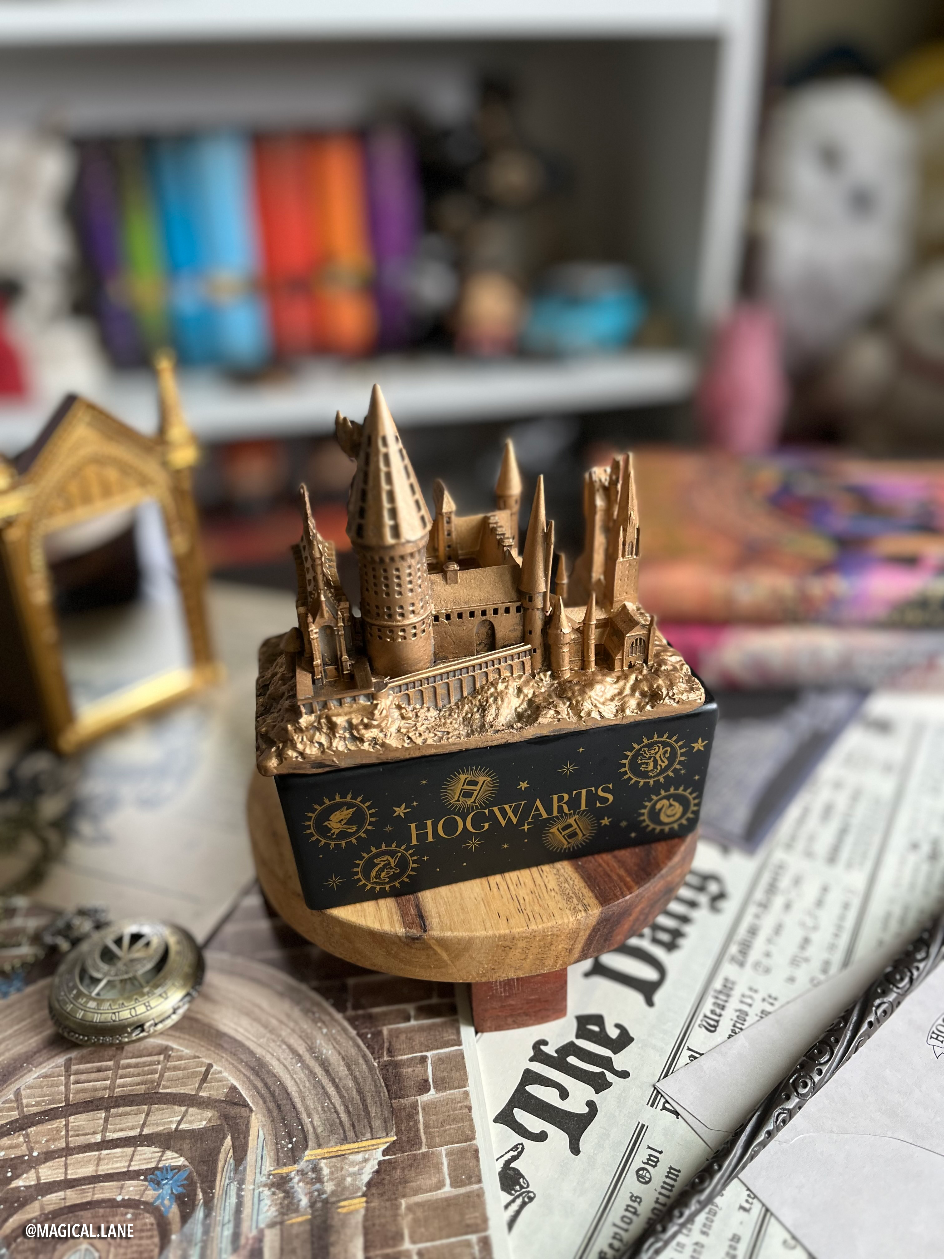 Harry Potter™ Hogwarts Light Up Castle Jewelry Tray + Candle - Harry Potter™ Earring Collection