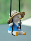 Swinging Duck Car Pendant