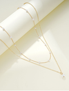 Baroque Pearl Double Layer Necklace
