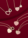 Santa Cookie Jar Candle - Pink & Gold Heart Necklace Collection