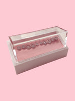 Acrylic Earring Display Case with Velvet Lining - 4.56" x 3.25" x 1.5"