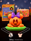 Disney® Minnie Mouse Light Up Jack-O-Lantern Candle and Jewelry Tray - Minnie Mouse Halloween Necklace Collection