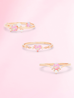 Nutcracker Candle - Pink Opal Ring Collection