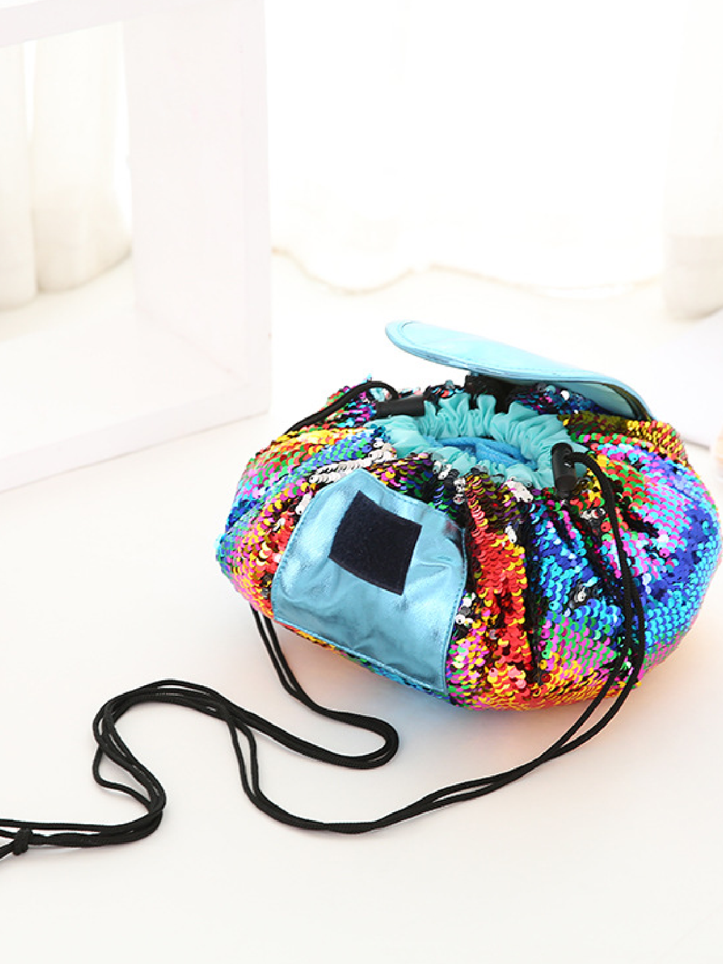 Mermaid Sequin Drawstring Pouch