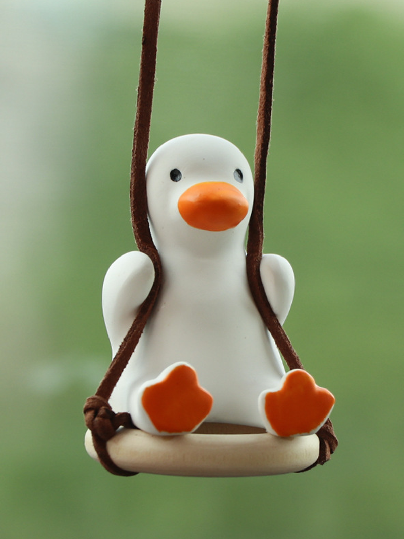 Swinging Duck Car Pendant