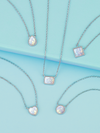 Holiday Snowman Candle - Opal Necklace Collection