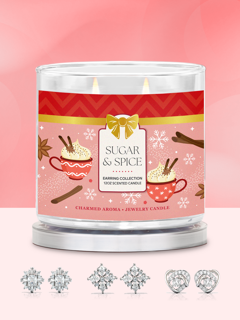 Sugar and Spice Candle - Earring Collection