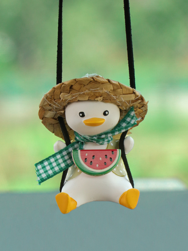 Swinging Duck Car Pendant