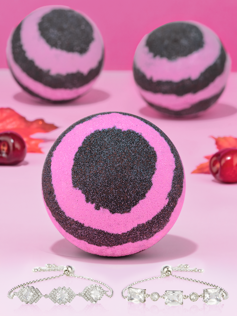 Black Cherry Bath Bomb - Bracelet Collection
