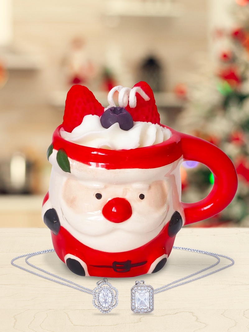 Strawberry Santa Candle - Necklace Collection