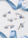 Blue Topaz Birthstone Candle - Jewelry Collection Made With Crystals From Swarovski®